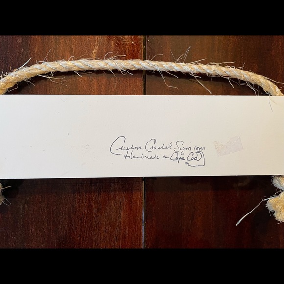 Cape Cod Coastal Wooden Rope Sign - Picture 6 of 9